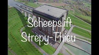 73 meter omhoog en omlaag de scheepslift van Strepy Thieu [upl. by Peters]