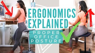 Ergonomics Explained  Proper Office Posture [upl. by Nenad]