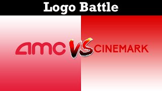 AMC Theatres VS Cinemark  Logo Battle [upl. by Mahseh]