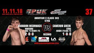 GPUK Night Of The Gladiators 37 Cameron Green VS Brandon Mckormack [upl. by Romeu458]