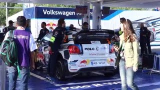 Polo WRC 2016 service at Rally Mexico  Engine Startup [upl. by Cleveland]