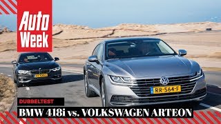 Volkswagen Arteon 15 TSI vs BMW 418i Gran Coupé  AutoWeek Dubbeltest  English subtitles [upl. by Candace59]