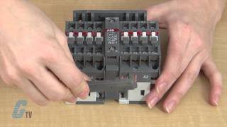 How to Assemble a Mechanically Interlocked and Reversing Contactor from ABBs Aline Series [upl. by Lenhart494]