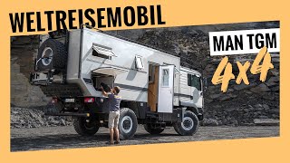 FernreiseTraum für Zwei 4x4 WohnmobilLkw auf MAN TGM [upl. by Notsecnirp282]