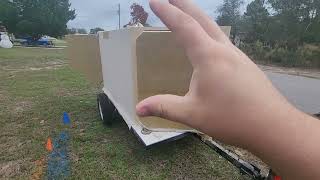 DIY Enclosed Trailer with Poor Mans Fiberglass [upl. by Allez]