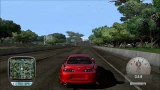 Test Drive Unlimited Toyota Supra mod with Sound mod [upl. by Nnagrom964]