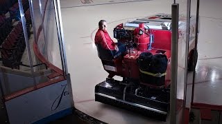 BU Hockeys Zamboni Driver [upl. by Sidonnie375]