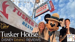 Tusker House Restaurant in Animal Kingdom Theme Park at Disney World  Disney Dining Review [upl. by Waylin]