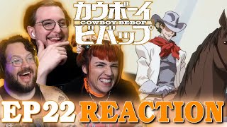 Its COWBOY SPIKE  Cowboy Bebop Ep 22 REACTION [upl. by Standish]