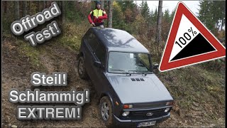 Der beste Geländewagen der Welt am Limit EXTREMTest Lada 4x4 [upl. by Hplodur]