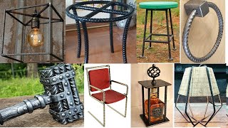 Rebar furniture and decor ideasSimple welding projects using rebar  simple rebar welding projects [upl. by Calbert]