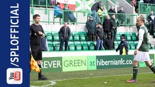 Astonishing Leigh Griffiths Goal Denied By Officials Hibernian 00 Hearts 10032013 [upl. by Lauretta]