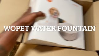 PRODUCT OPENING WOPET WATER FOUNTAIN [upl. by Ahsimat]