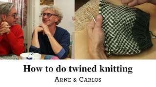 How to do twined knitting by ARNE amp CARLOS [upl. by Thagard]