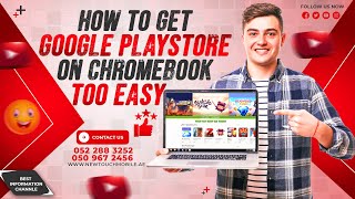 How to Get Google Play Store on Chromebook EASY [upl. by Bouldon226]