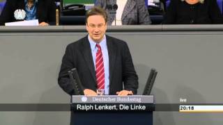 Ralph Lenkert DIE LINKE Schwarze Nullnummer beim Umweltschutz [upl. by Aihsenet]