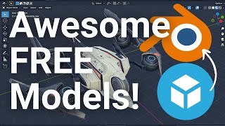 FREE Blender 3D Models  Sketchfab to Blender Workflow Tutorial [upl. by Dhar]