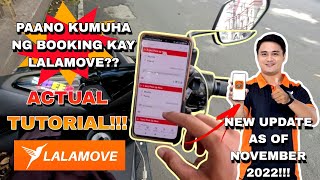 LALAMOVEPAANO KUMUHA NG BOOKING KAY LALAMOVE LALAMOVE APP TUTORIALSHEEPVLOGS [upl. by Nnylarej]