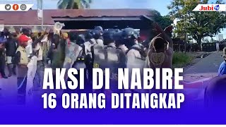 AKSI DI NABIRE 16 ORANG DITANGKAP [upl. by Alleirbag611]