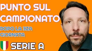 PUNTO SUL CAMPIONATO DOPO LA TERZA GIORNATA [upl. by Cronin]