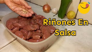 Como Cocinar Riñones Carne De Res En Salsa  Ingredientes [upl. by Carolyn]