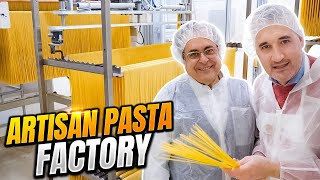 How DRY PASTA is Made in an Italian Pasta Factory Rustichella dAbruzzo [upl. by Macfarlane646]