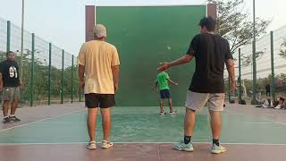 one wall handball categoria B dobles zambrano chavez vs peraltaAlex [upl. by Lepley787]