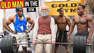 Old Man Powerlifter At Golds Gym  Anatoly GYM PRANK [upl. by Mahgirb]