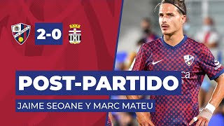 POSTPARTIDO  SEOANE y MATEU quotTeníamos ganas de empezar bien LaLigaquot  SD Huesca [upl. by Sivatnod]