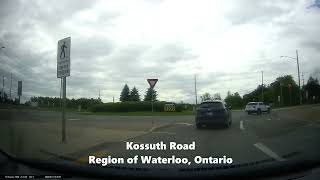 Guelph Ontario Drive to CF Fairview Park in Kitchener Aug 1124 [upl. by Llerrat]