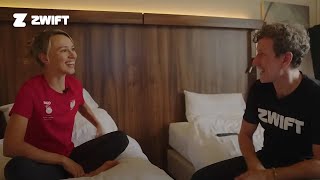 Kasia Niewiadoma x Matt Stephens  Interview ahead of 2023 Road Race World Championships [upl. by Eibor588]