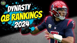 The Top Quarterback Dynasty Rankings for 2024 Revealed [upl. by Beverle]