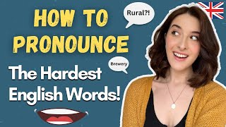 How to Pronounce REALLY Difficult English Words 👄English Pronunciation Lesson ⭐️ [upl. by Nnyleahs]