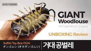 Giant Woodlouse 거대 공벌레 Sofubi Toy Box ダンゴムシ 012A ソフビトイボックス [upl. by Savart]