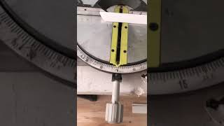 How to cut 45 degrees angle cuts firs time use [upl. by Feirahs]