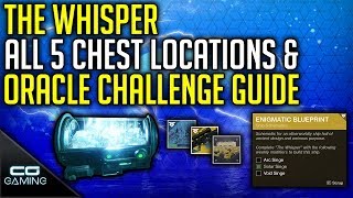 Whisper Of The Worm  All Chest Locations amp Oracle Guide  Destiny 2 [upl. by Arondell]