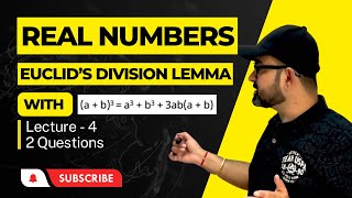 Class 10 Maths  Chapter 1  Real Numbers  Euclids Division Lemma  NCERT  Lecture 4 [upl. by Ellicul]