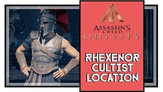 Assassins Creed Odyssey Rhexenor the Hand Cultist Location Delian League Cultists [upl. by Nylatsyrc]