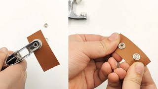 How to Use Snaps Buttons Fastener Pliers 2021 [upl. by Alleuqcaj335]