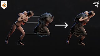 ANIMATED CLOTHES in Marvelous Designer  Blender to Marvelous Designer Workflow [upl. by Nyrak390]