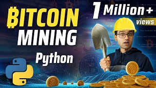 Bitcoin Mining Fundamentals in Python  Python Bitcoin Tutorial [upl. by Weinshienk]