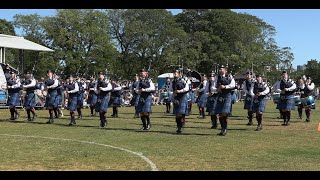 Johnstone Pipe Band competes In Grade One at the 2023 European Pipe Band Championships in Aberdeen [upl. by Keeton]