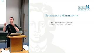 Num 05a  Numerische Mathematik Einführung in die Numerik [upl. by Ayekram]