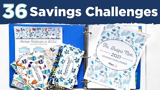 The 2021 Savings Challenges  Saving Money  Tips [upl. by Foscalina]