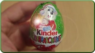 Kinder Überraschung Üei Unboxing WeihnachtsEdition FT160 [upl. by Kovacs]