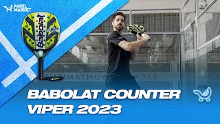 Review Babolat Counter Viper 2023  By Padel Market [upl. by Airdni858]