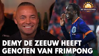 Demy de Zeeuw heeft genoten van Jeremie Frimpong tegen Canada Niet nadenken gewoon doen [upl. by Ahel]