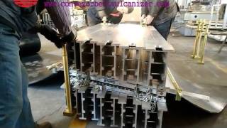 How to operate the conveyor belt jointrepair vulcanizing machine  Wuxi FUDA [upl. by Wolfie377]