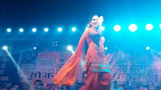 सपना चौधरी ने आकोपुर मे बबाल मचा दी  stage show 2018 AnkopurBIHAR [upl. by Natsirhc]