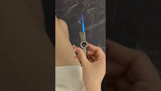 ⭐ Product Link in Description⭐Metal Jet Flame Windproof Torch Lighter⁠ [upl. by Dihsar]